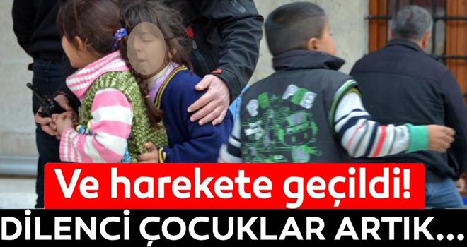 Dilencilik ve satıcılık yapan çocuklar yakalandı!