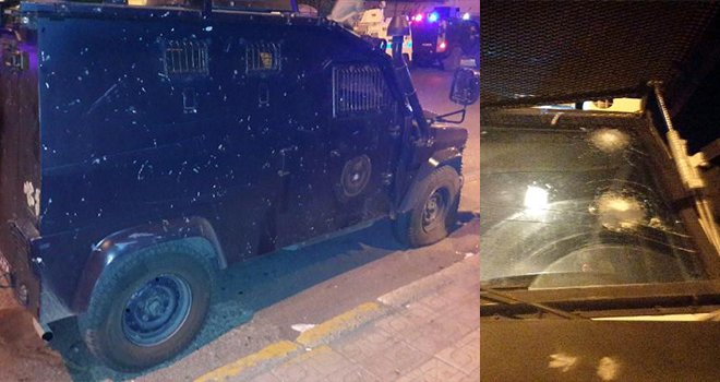Diyarbakır'da Polis Aracına Ateş Açıldı