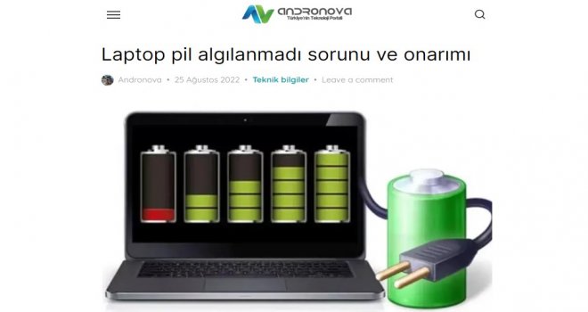Dizüstü Bilgisayarınızda 'Pil Algılanmadı' Hatası Nasıl Onarılır?