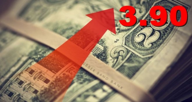 Dolar 3.90’ı rekorla test etti