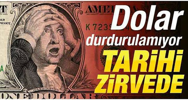 Dolar tarihi zirvesini yeniledi: 10 TL'yi gördü