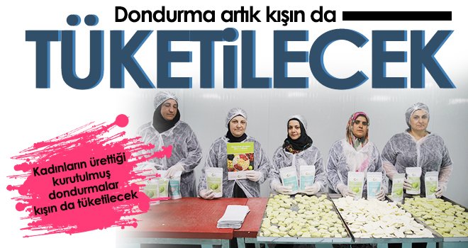 Dondurma artık kışın da tüketilecek