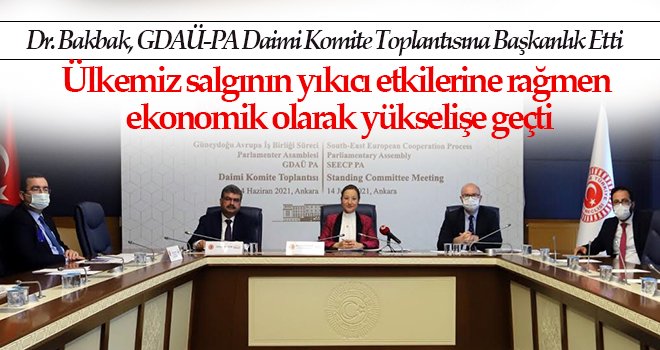 Dr. Bakbak, GDAÜ-PA Daimi Komite Toplantısına başkanlık etti