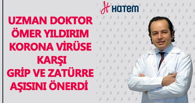 Dr. Yıldırım: Grip ve zatürre aşıları canlı aşılar kategorisinde değil