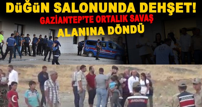 Düğün salonunda dehşet! Araçlar yakıldı silahlar patladı: 9 yaralı