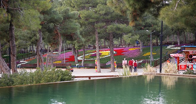 Düllük, lalelerle bir başka güzel