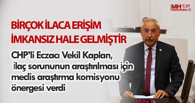 Eczanelerde yaklaşık 1000’e yakın ilaç yok!