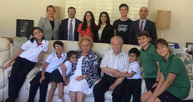 Eğitim Duayeni Nüket Ersoy’a anlamlı ziyaret