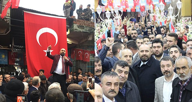 Ejder Demir'in Miting gibi açılışı:Vatandaşları coşturdu