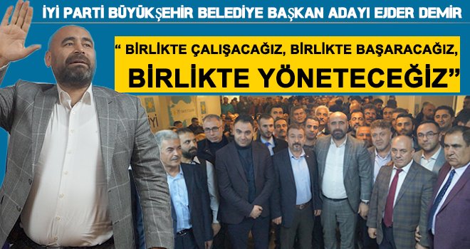 Demir, İYİ Parti İl binasında partililerle bir araya geldi