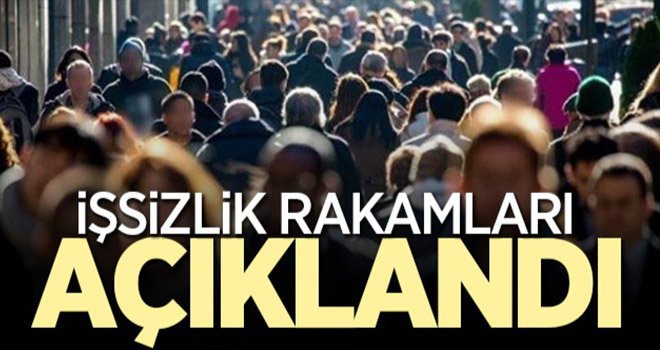 Ekim ayına ait işsizlik rakamları açıklandı