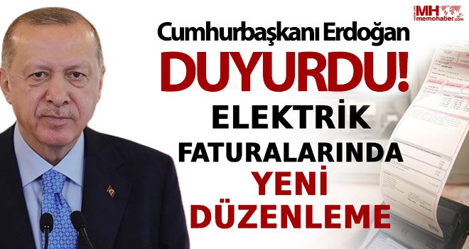 Elektrik faturalarında yeni düzenleme