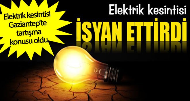 Elektrik kesintileri vatandaşı isyan ettirdi...