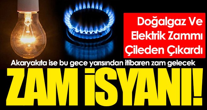 Elektrik ve doğalgaza büyük zam! Yeni tarifeler cep yakacak