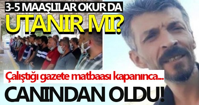 Emektar matbaacının acı ölümü!...