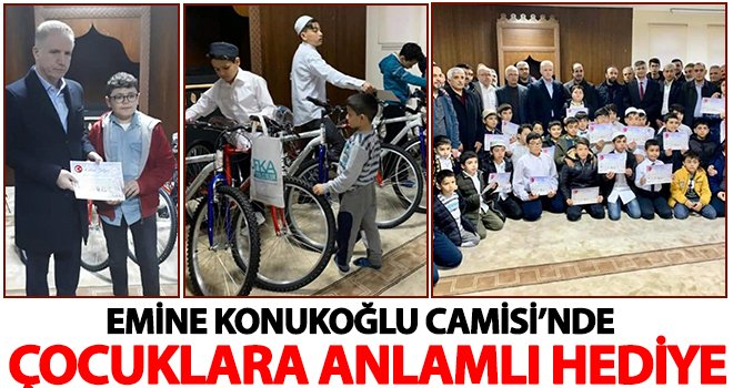 Emine Konukoğlu Cami ve cemaatten örnek davranış!