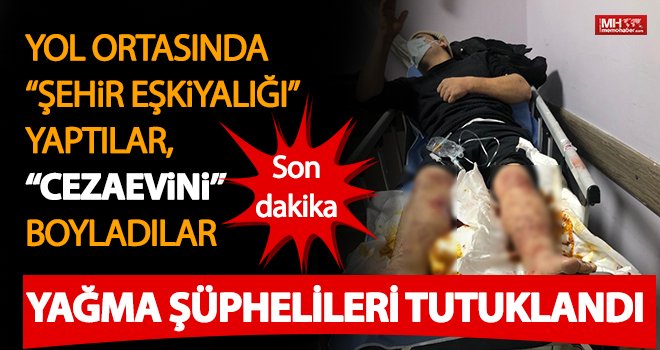 Emniyet yağma şüphelilerini anında yakaladı