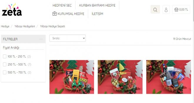 En Güzel Yılbaşı Hediye Sepeti