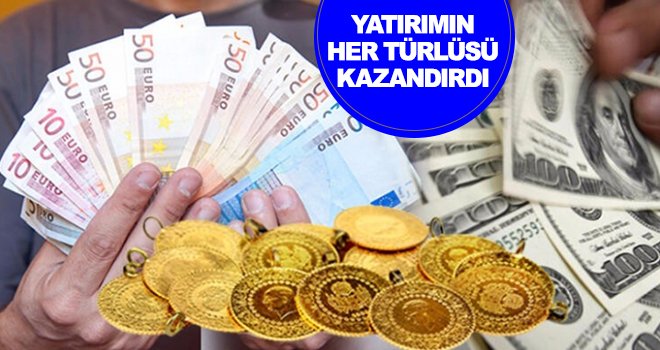 En yüksek getiri borsada gerçekleşti