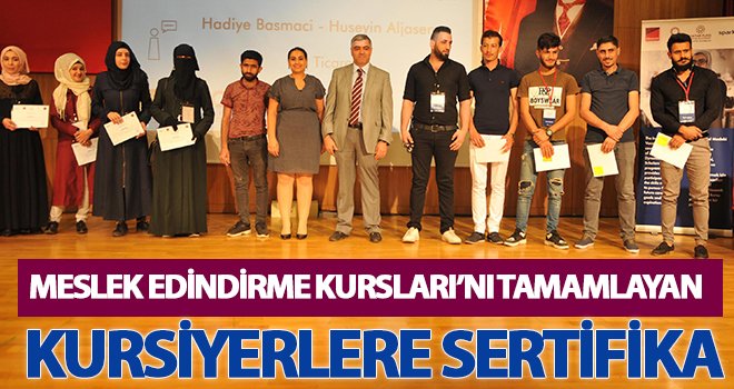 'Endüstriyel Meslek Edindirme' kursları