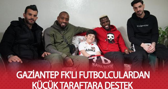 Enes'in dileği, yıldız futbolcular tarafından gerçekleştirildi