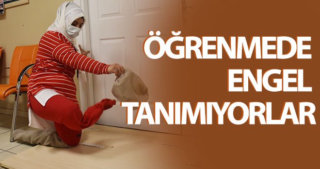 Engelliler sosyal tesiste hem meslek öğreniyor hem de sosyalleşiyor