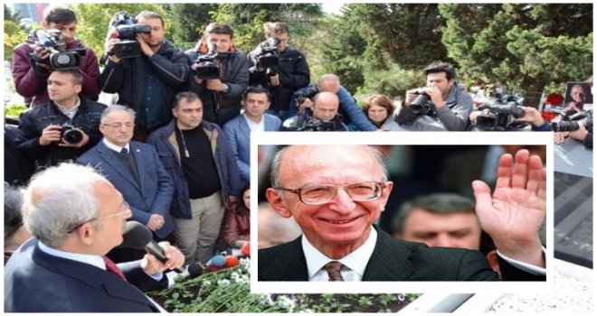 ERDAL İNÖNÜ MEZARI BAŞINDA ANILDI