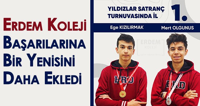 Erdem Koleji Öğrencilerinden, büyük başarı