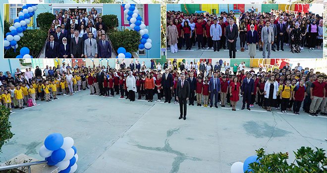 Erdem Kolejinde yeni eğitim-öğretim ders zili çaldı