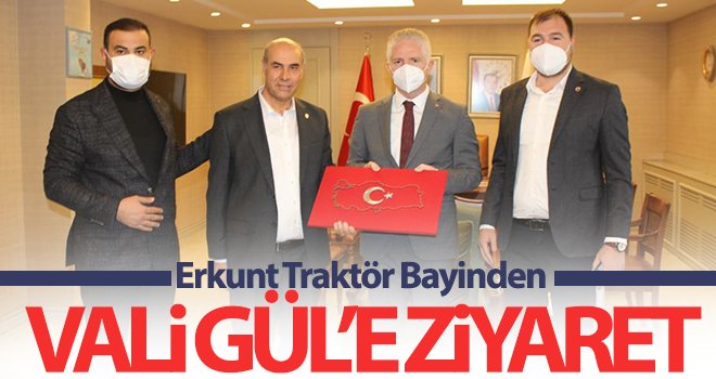 Erkunt Traktör Bayinden Vali Gül’e ziyaret