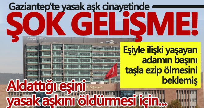 Eşiyle ilişki yaşayan adamın başını taşla ezip ölmesini beklemiş