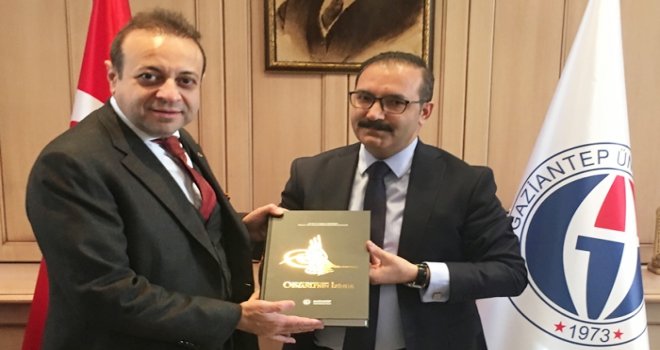 Eski Bakan Bağış'tan, Rektör Gür’e ziyaret