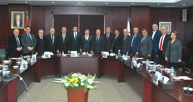 Esnaf Odalarından GTO yönetimine tebrik ziyareti