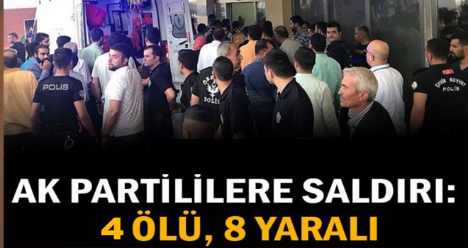 Esnafı ziyaret eden AK Parti milletvekili ve beraberindekilere saldırı!