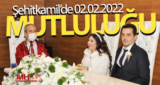 Evlenmek için 02.02.2022 tarihini tercih ettiler