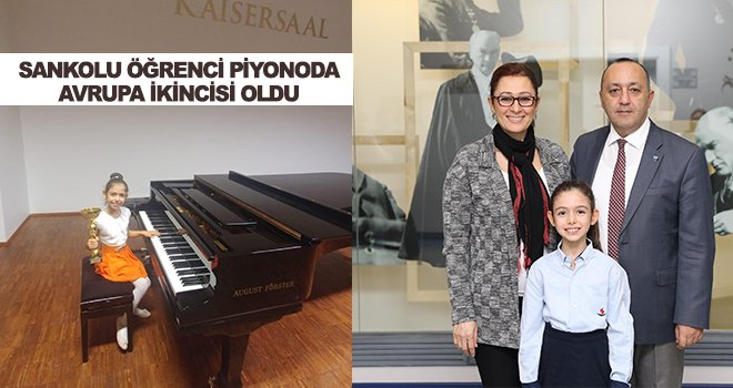 Evrim Eren, piyano solo kategorisinde Avrupa ikincisi oldu