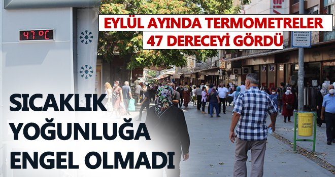 Eylül ayında termometreler 47 dereceyi gördü