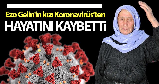 Ezo Gelin'in kızı Koronavirüs'e yenik düştü