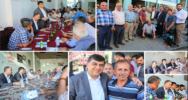 Fadıloğlu, Aydıntepe ve Nurtepede vatandaşlarla buluştu 