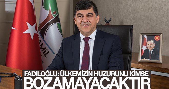 Fadıloğlu: Gazilik, çok kıymetli bir derecedir