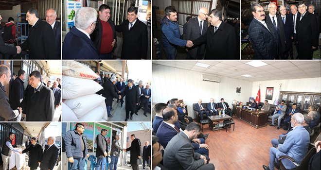 Fadıloğlu, gündüz esnafları, akşam aileleri ziyaret etti