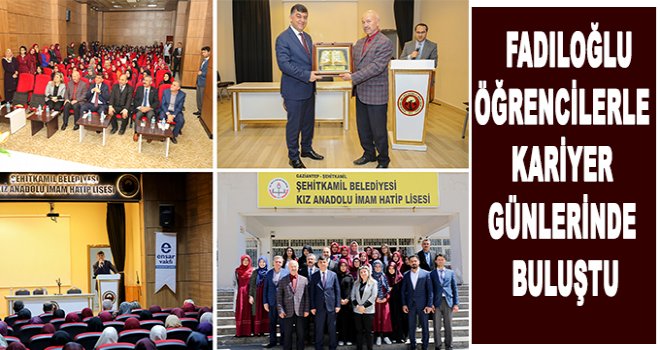 Fadıloğlu, öğrencilere önemli tavsiyelerde bulundu