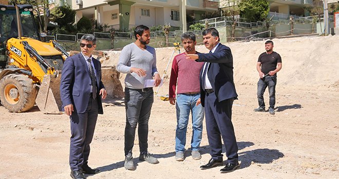 Fadıloğlu, park alanında inceleme yaptı