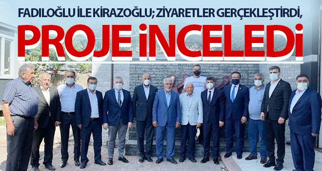 Fadıloğlu, yapımı devam eden stadyum projesini inceledi