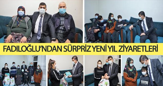 Fadıloğlu, yetim çocukları ve polisleri ziyaret etti