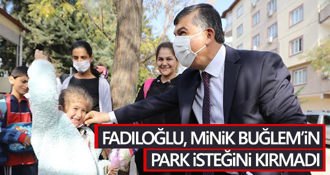 Fadıloğlu, yetim öğrencileri okulda ziyaret etti