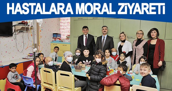 Fadıloğlu'ndan hastalara ziyaret