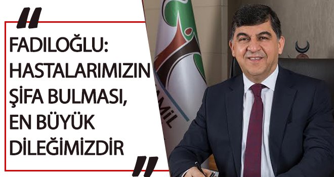 Fadıloğlu'dan yeni yıl mesajı