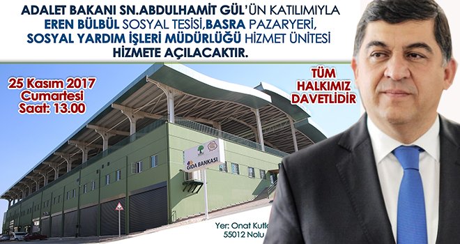 Fadıloğlu'ndan açılışa davet