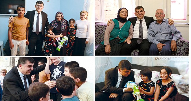 Fadıloğlu'ndan yetim çocuklara şefkat, yaşlılara saygı